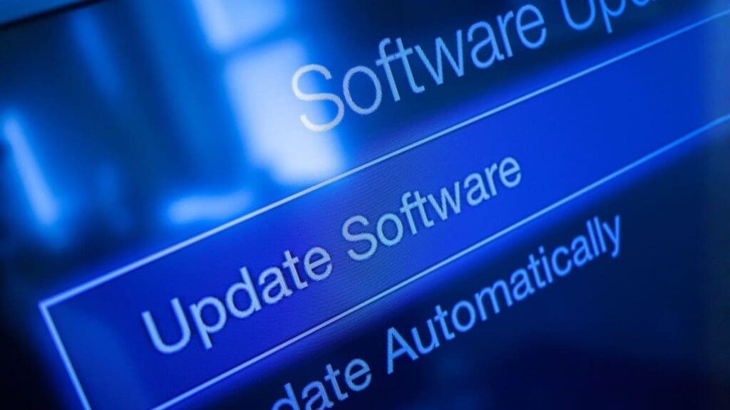 Software Update Windows Computer Concept Image